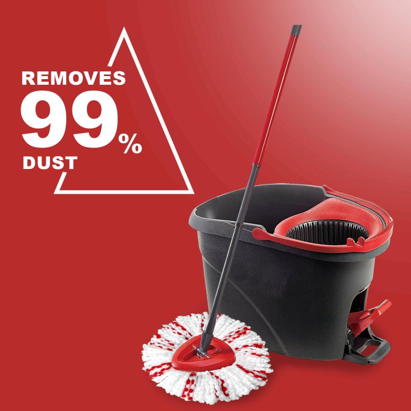 Dwavele [2026 New Version] Mop Head Replacement - 40% More Cleaning Powerï¼Œ3 Pack Spin Mop Replacement Head for Easy Wring 1-Tank System, Easy Cleaning, Microfiber and Machine Washable - Image 5