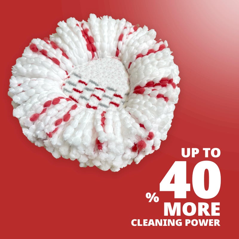 Dwavele [2026 New Version] Mop Head Replacement - 40% More Cleaning Powerï¼Œ3 Pack Spin Mop Replacement Head for Easy Wring 1-Tank System, Easy Cleaning, Microfiber and Machine Washable - Image 3