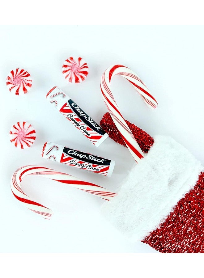 تشابستيك مرطب شفاه تشابستيك، بنكهة حلوى قصب السكر، 3 عبوات - مرطب شفاه منعش بنكهة النعناع، هدية للجوارب، 0.15 أونصة - Image 3