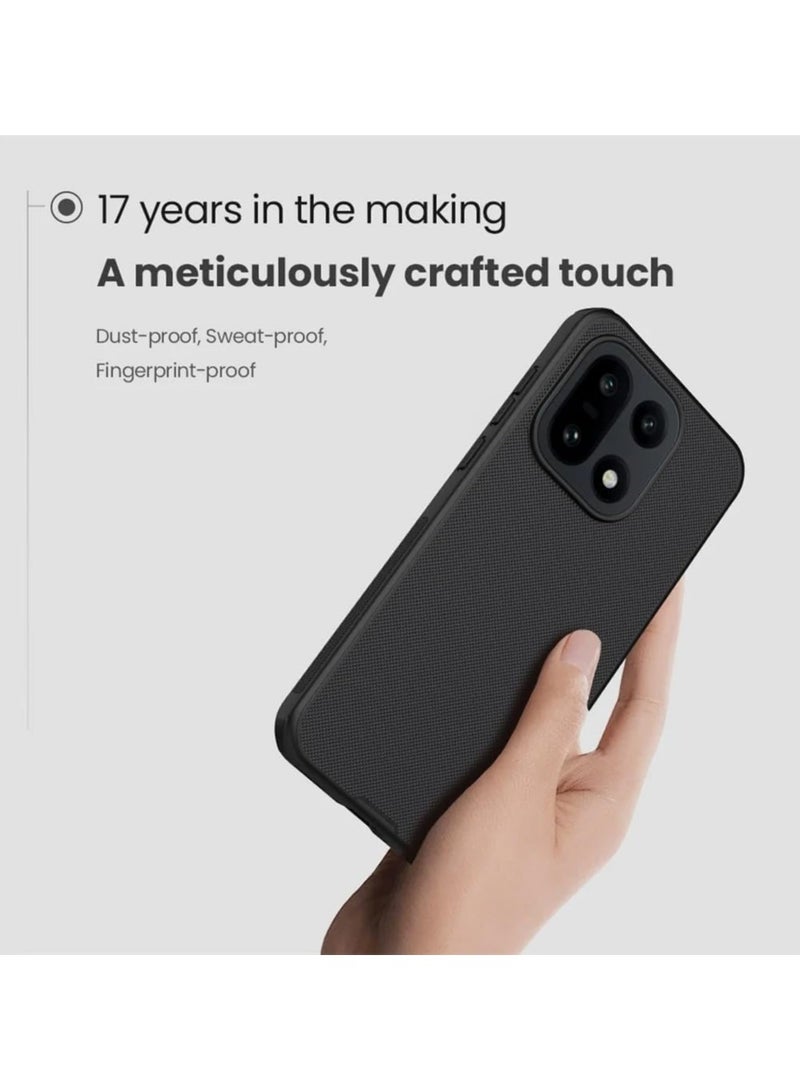 general OnePlus 15 Magnetic Protective Case, [Wireless Charging Compatible] Frosted Shield Pro Slim Fit Matte Hard Back Cover with Soft TPU Edges for Shock Protection - Image 5