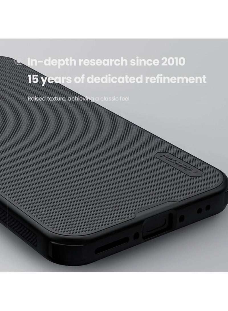 general OnePlus 15 Magnetic Protective Case, [Wireless Charging Compatible] Frosted Shield Pro Slim Fit Matte Hard Back Cover with Soft TPU Edges for Shock Protection - Image 4