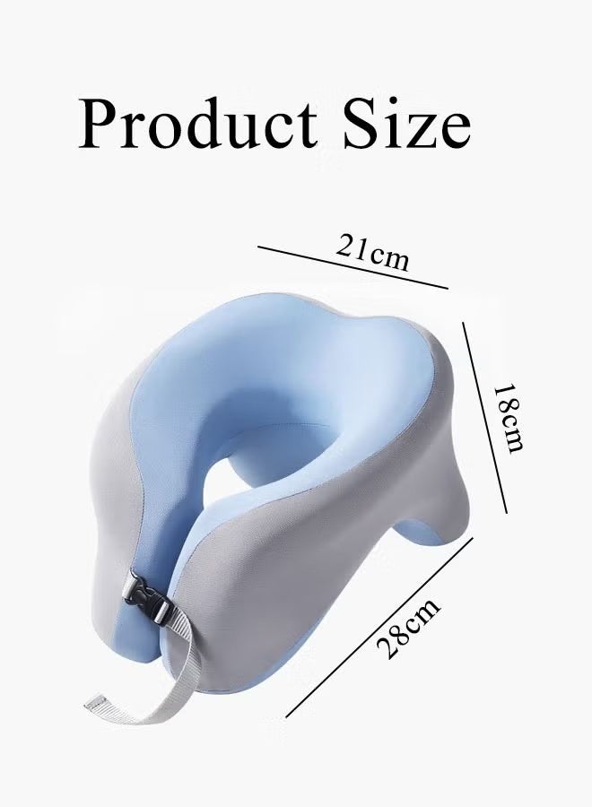 U-Shaped pillow,Office Neck Protection Sleeping Pillow,U-Shaped Pillow Travel Pillow,Office Neck Protection Sleeping Pillow,Memory foam student sleeping and desk specific nap pillow,Occipital neck and head support occipital memory foam occipital travel neck - Image 2