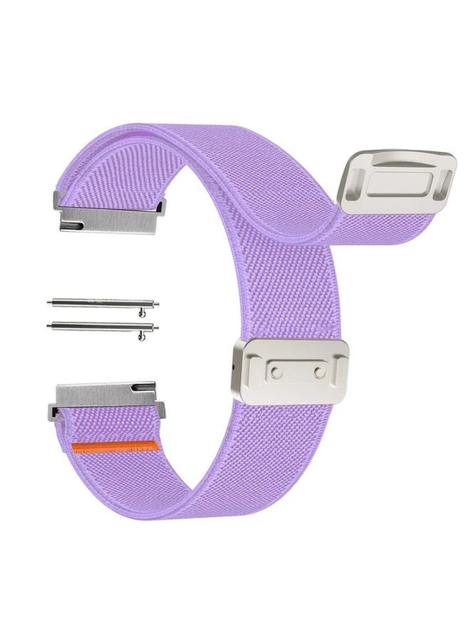 Black 18mm Nylon Magnetic Strap Quick Release Watch Band Compatible Samsung Galaxy Garmin Huawei - Image 2