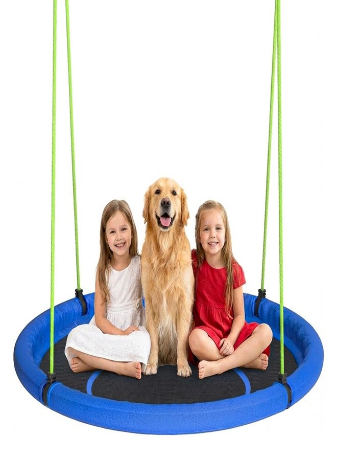 Hotjump 43" Saucer Tree Swing for Kids Adult, 600Lb Weight Capacity Large Disc Round Swing for Kid, Tree Swings for Backyard, for Indoor and Outdoor Playground, Multicolor, for Kids - Image 1