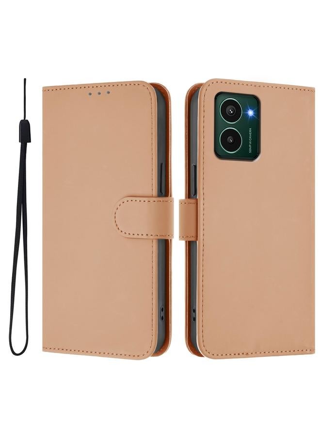 S-TOP Case For HMD Pulse Pro / Pulse / Pulse+ Skin Feel Solid Color Leather Phone Case with Lanyard - Image 2