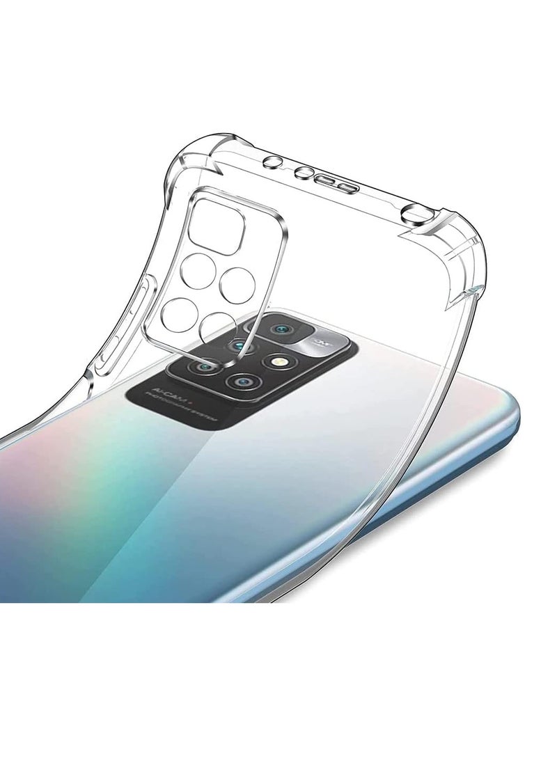 Generic Transparent TPU Case For Xiaomi Redmi 10 Soft Silicon Cover Ultra Thin Clear Phone Back Case  - Image 4