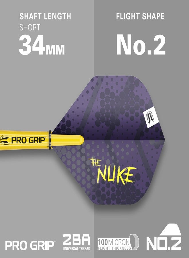 Target Darts Luke Littler Loadout Steel Tip Swiss Point Darts, 90% Tungsten Dart, 23G | Steel Tip Dart Set, Player Edition Swiss Points Dart Sets with Tool, Pro Grip Shafts & No.2 Flights - Image 4