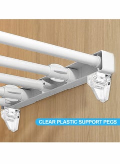 Y&D Plastic Shelf Pins, 100 Pieces 5mm Clear Pegs for Shelves, Cabinet Support Replacement Kitchen Furniture Book Shelves  - Image 3