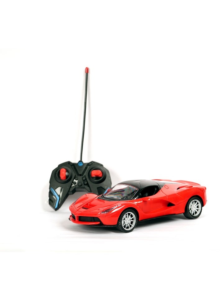 Generic 1:18 High Speed Red Remote Control Car With Cool Car Lights Battery Version 22 x 10 x 7cm  - Image 1