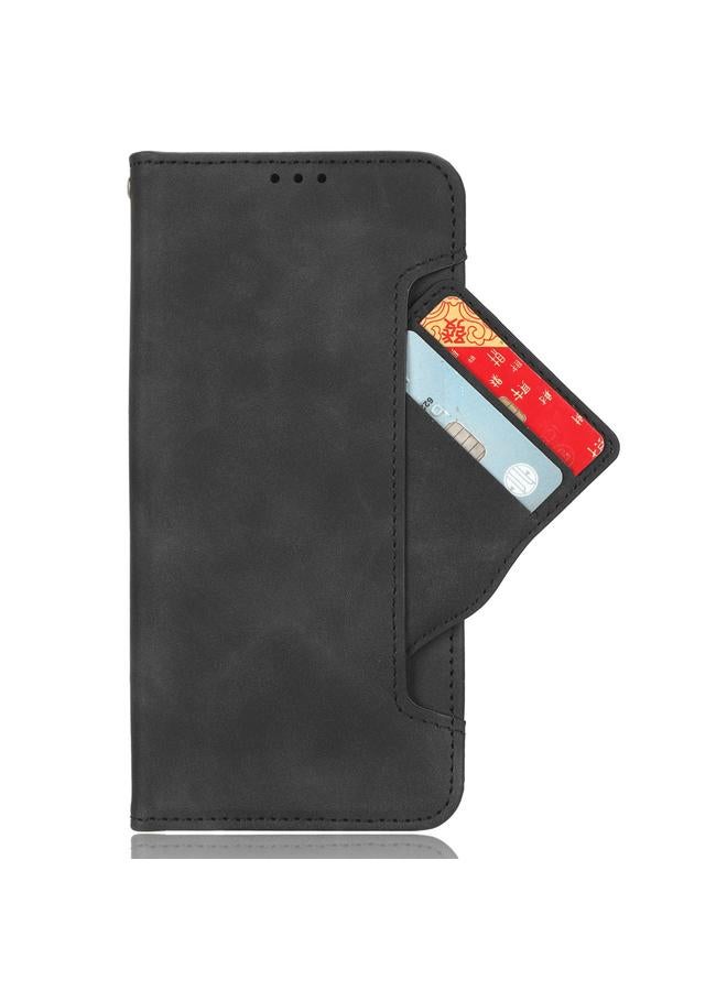 اس-توب جراب لهاتف Blackview Oscal C30 / C30 Pro مصنوع من الجلد وملمس جلد العجل وفتحات للبطاقات - Image 4
