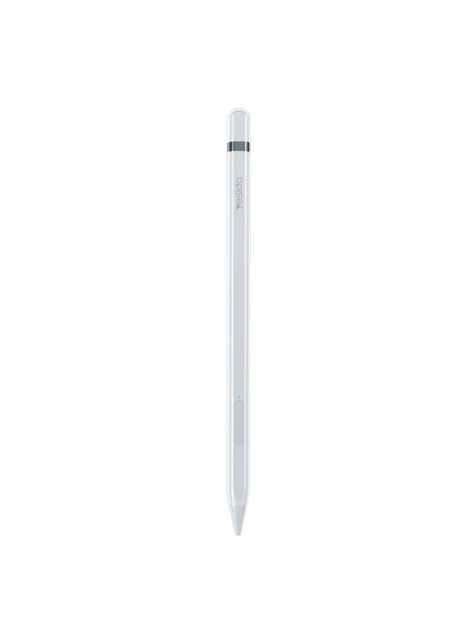 Yesido ST14 USB-C / Type-C Interface Multi-function Bluetooth Wireless Stylus Pen Capacitive Pencil for iPad (White)  - Image 1
