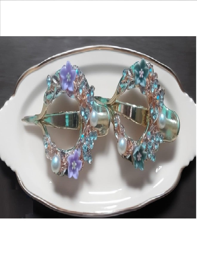 صن رينج مشابك شعر صن رينغ للنساء، دبابيس شعر من سبائك معدنية مرصعة بأحجار الراين للنساء والفتيات، مشابك شعر أنيقة وعصرية بتصميم متوهج، دبابيس شعر زنبركية، إكسسوارات شعر، هدية للنساء والفتيات - Image 1