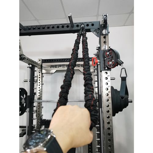 HUVIOVED Power Cage Squat Rack Home Gym Accessory Fits 3x3 Rack with 1 Hole - Image 3