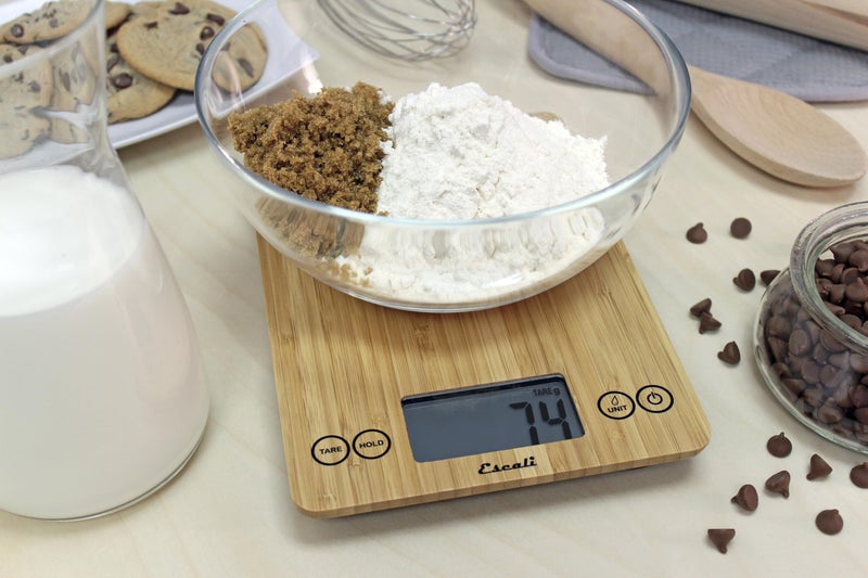 Escali Arti Digital Food Scale, Multi-Functional Kitchen Appliance, Precise Weight Measuring and Portion Control, Baking and Cooking Made Simple, Tempered Glass, Bamboo - Image 5