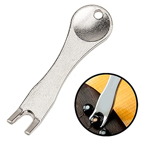 Yootones Acoustic Guitar Bridge Pins Puller, Guitar Pulling Remover, Bridge Extractor Tool with Guitar Saddle Nut & 24 Pack Guitar Bridge Pins Compatible with DIY Guitar Accessories - Image 4