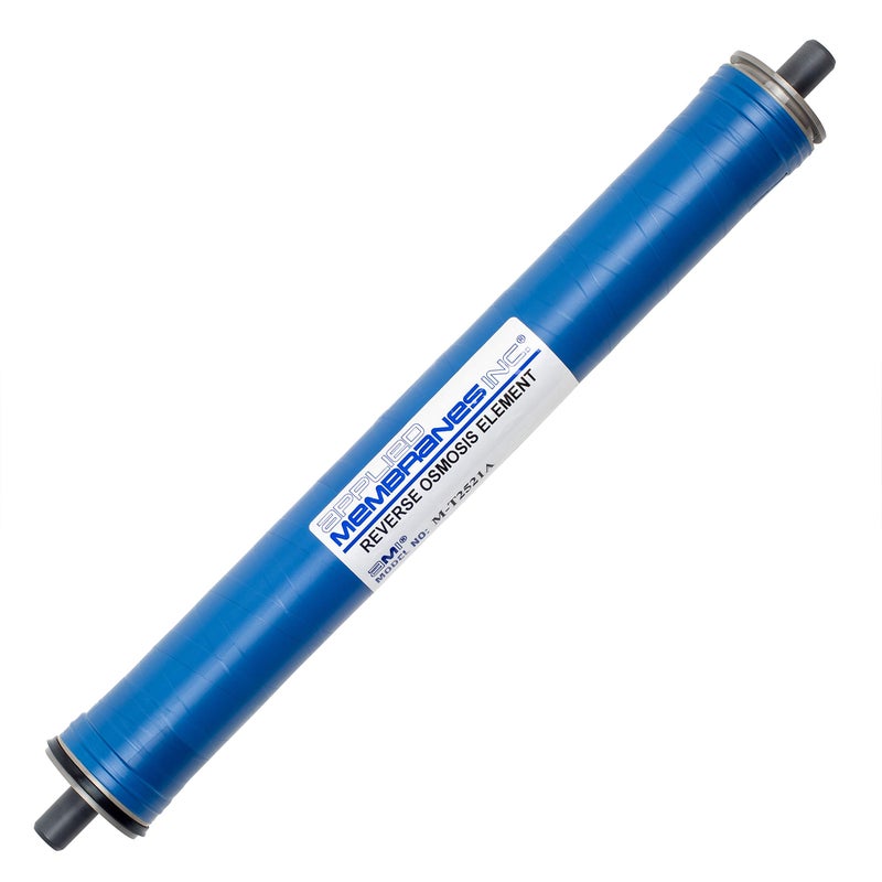 APPLIED MEMBRANES INC. 25 x 21 Reverse Osmosis Membrane Element for Tap Water  High Rejection 325 GPD at 225 psi  995 Rejection  Replacement Commercial RO Membrane  Applied Membranes USA MT2521A 