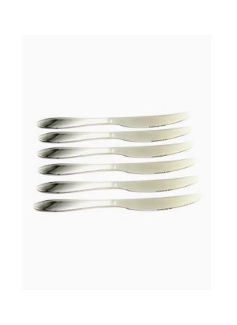 DUNISO 24PCS Silver Flatware Set with Storage Box, Food-Grade Stainless Steel Utensil Set, Service for 6,Mirror Polished Include Knives Forks Spoons Tableware Cutlery Set,Dishwasher Safe  - Image 4