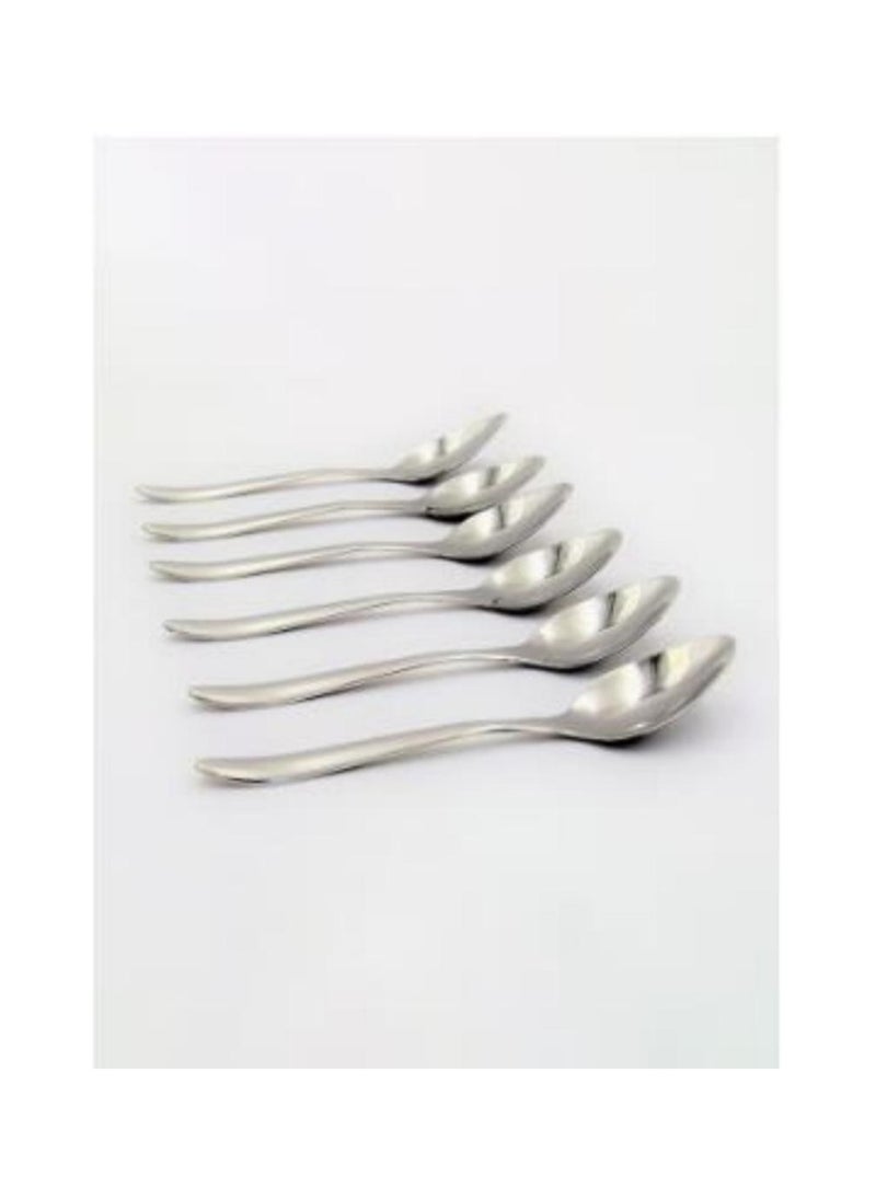 DUNISO 24PCS Silver Flatware Set with Storage Box, Food-Grade Stainless Steel Utensil Set, Service for 6,Mirror Polished Include Knives Forks Spoons Tableware Cutlery Set,Dishwasher Safe  - Image 5