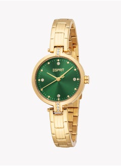 ESPRIT ESPRIT Women's Gold/Dark Green Watch | ES1L502M0035  - Image 1