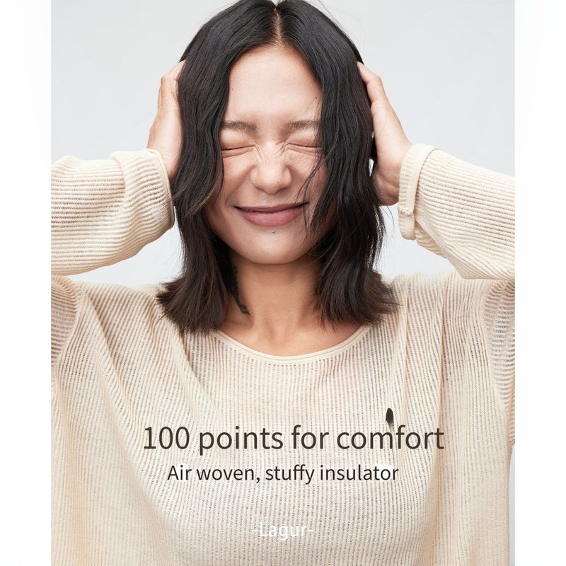 Breathable 68s Silk-Cashmere Loose Knit Top–Cool & Elegant - Image 1