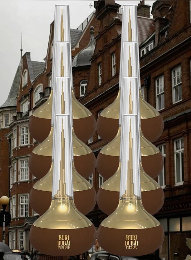 LE CHAMEAU 8 Pieces Burj Dubai Pure Oud Perfume For Men 100ml EDP - Image 1