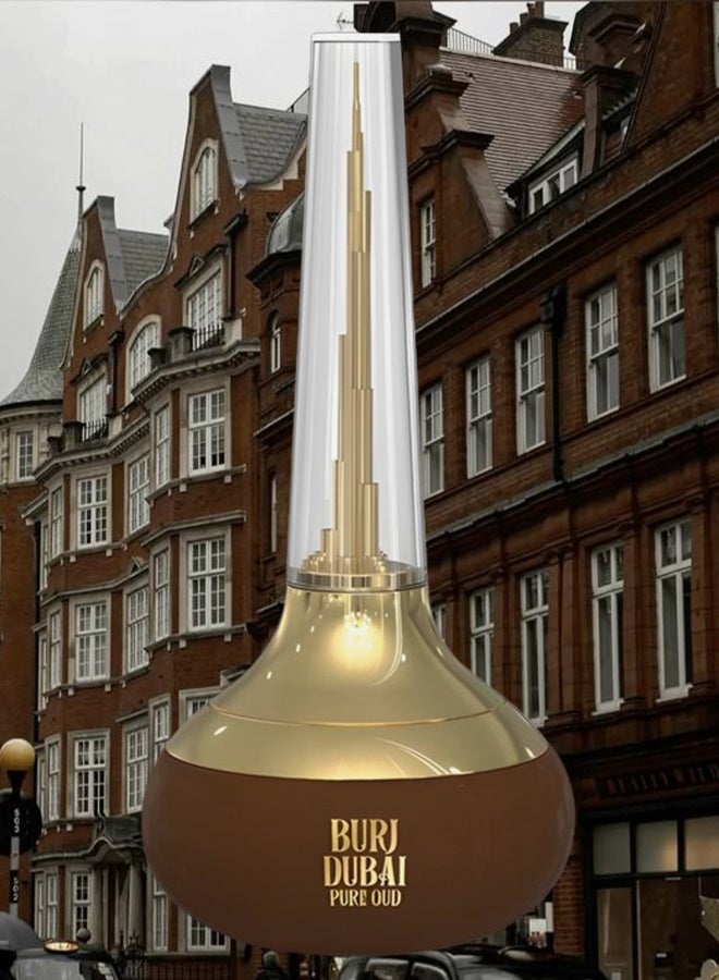 LE CHAMEAU 8 Pieces Burj Dubai Pure Oud Perfume For Men 100ml EDP - Image 2