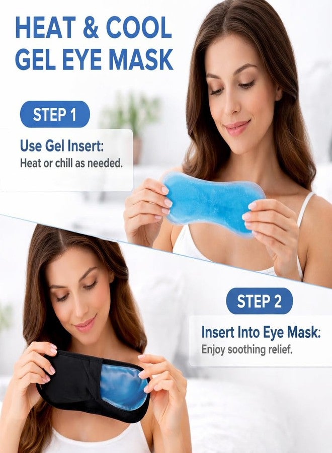 Jenna Angry Ice Gel Eye Mask For Insomnia, Meditation, Puffy Eyes And Dark Circles (Busy_Pink_Gel) - Image 5