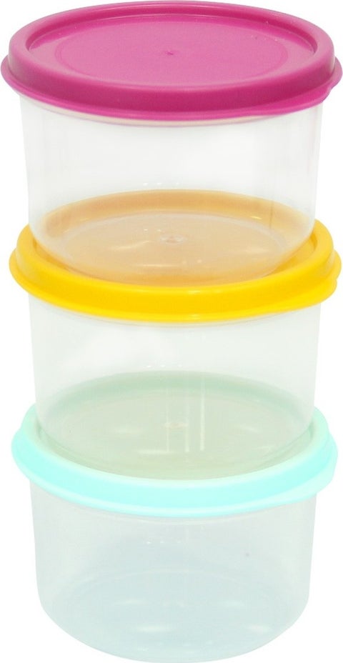 Mini Round Storage Container Set of 3