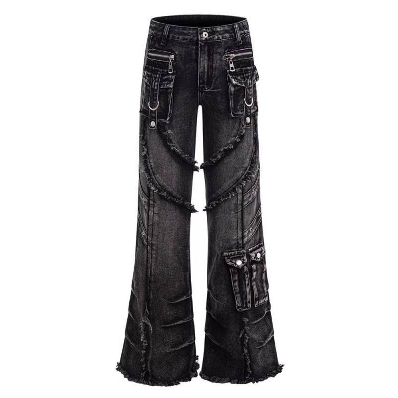 Unisex Casual Daily Denim Jeans - Image 5