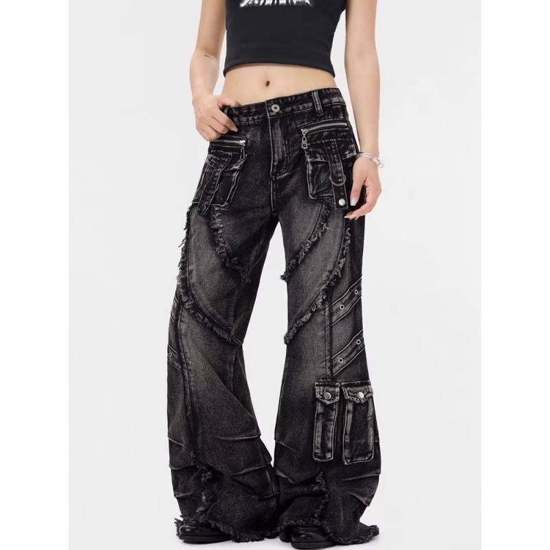 Unisex Casual Daily Denim Jeans - Image 3