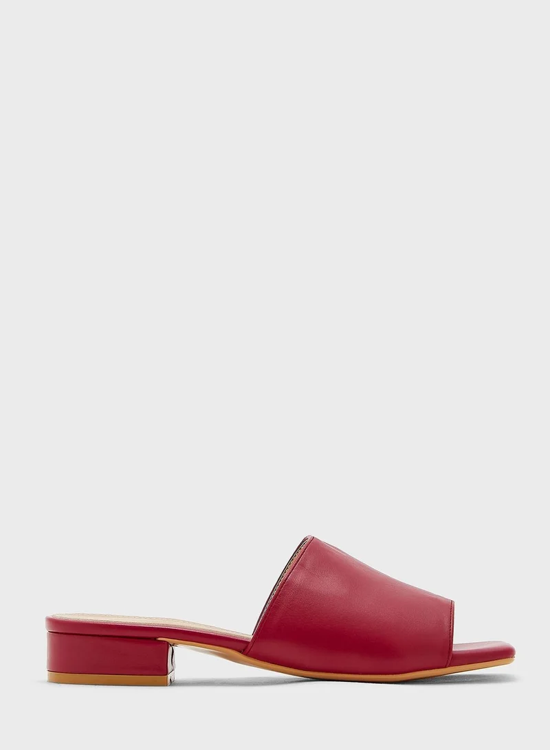 Khizana Square Toe Mule Sandal