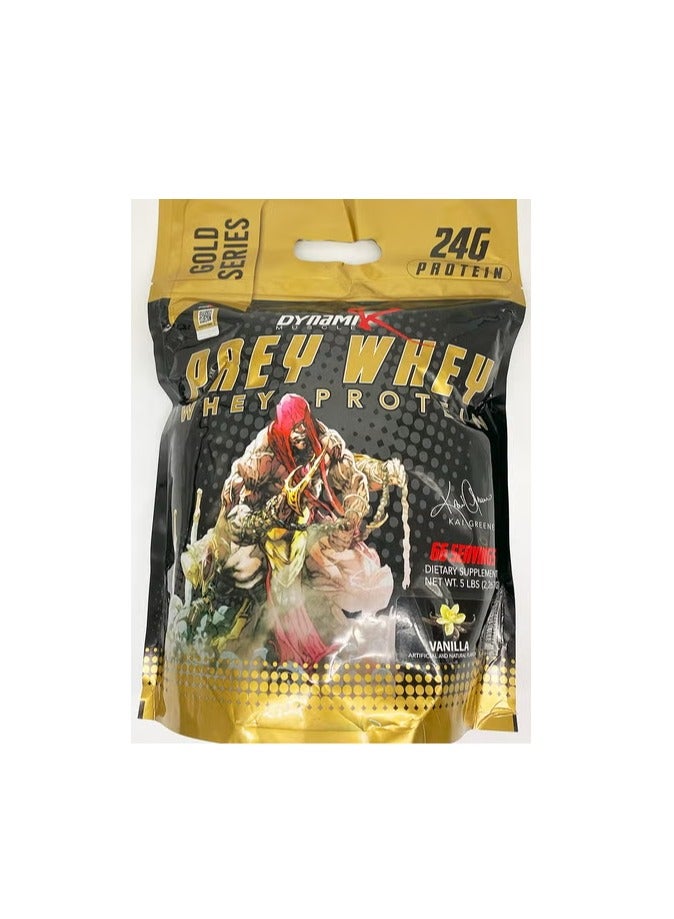 DYNAMIK GOLD SERIES PREY WHEY 5LBS - VANILLA