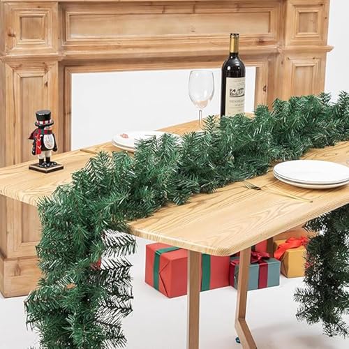 Evisha Christmas Tree Garland, 3 Metre Green Pine Artificial Garland, Holiday Home Decor - Image 1