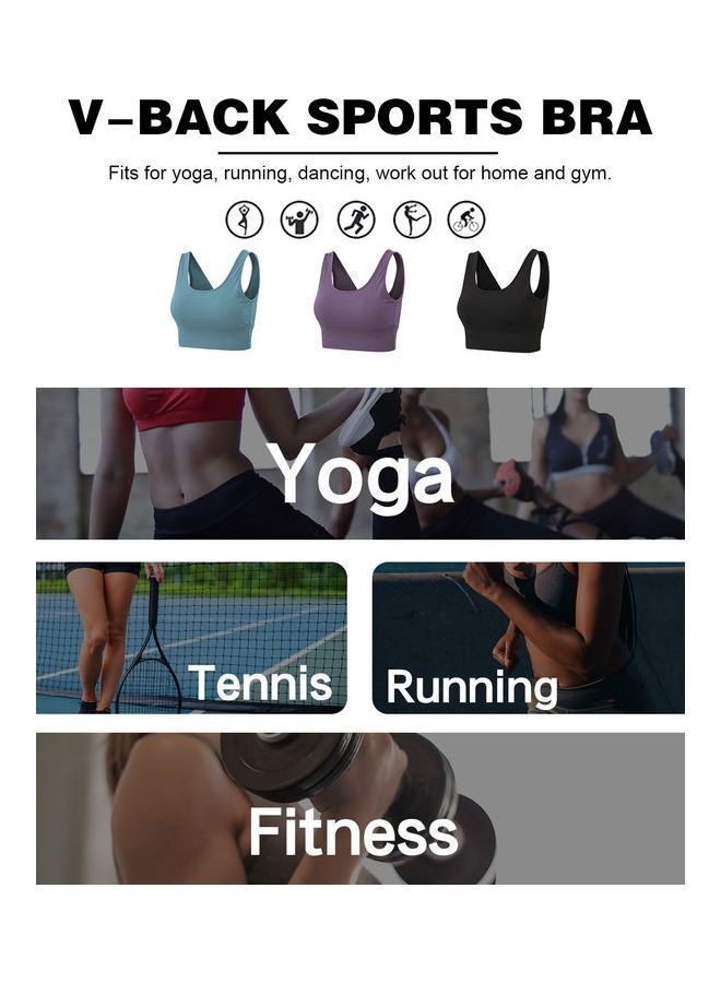 Solid Sports Bra - Image 4