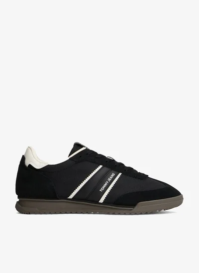 TOMMY JEANS Retro Mixed Texture Serrated Trainers