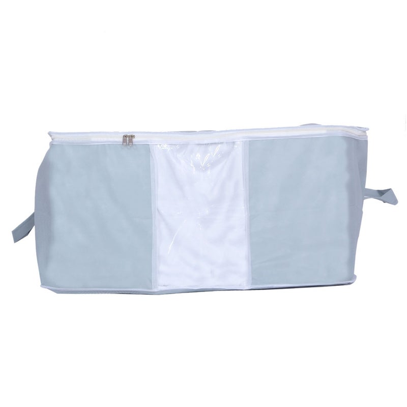 Kuber Industries 4 Piece Non Woven Underbed Storage Organiser Set Grey Rbed04 - Image 5