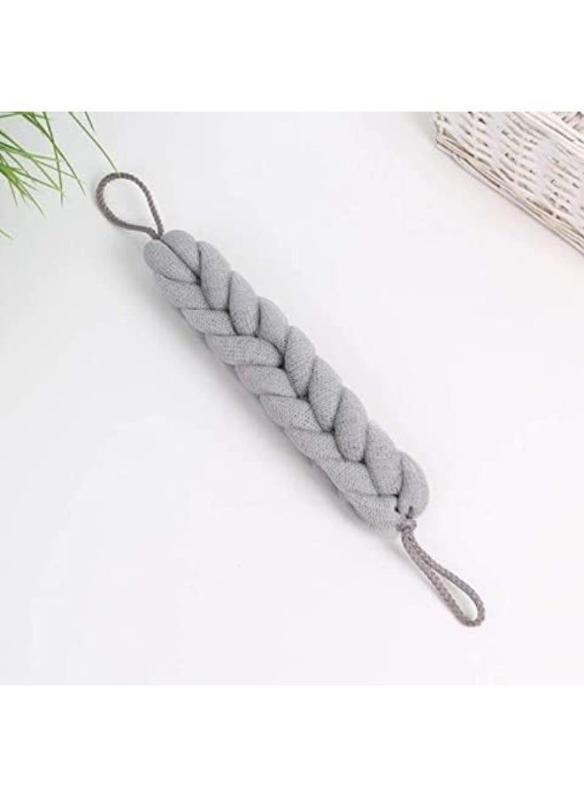 ليفة استحمام طويلة للظهر قابلة للتمدد – ليفة تقشير للجسم بمقابض حبل – للرجال والنساء – كود المنتج 7080 - Image 3