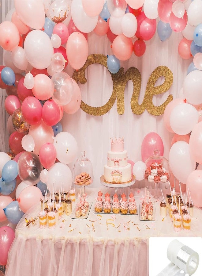 BOEIAC Balloon Arch Kit, 20 Rolls Balloon Arch Strip Kit for Garland, 164 Ft Balloon Tape Strip Double Hole, 1000 Dots Glue Point Tape for Birthday Valentines Wedding Graduations Party Decorations - Image 3