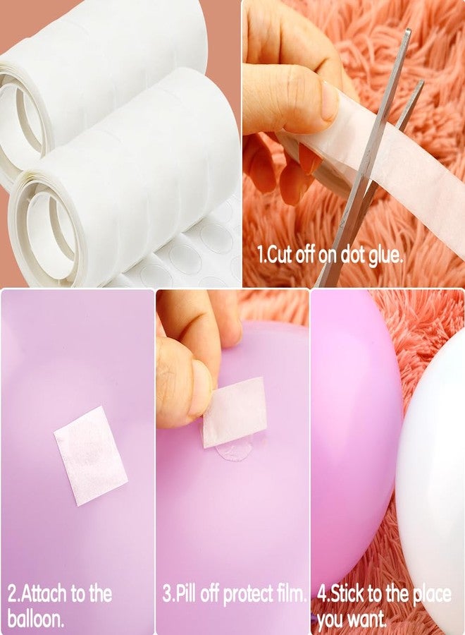 BOEIAC Balloon Arch Kit, 20 Rolls Balloon Arch Strip Kit for Garland, 164 Ft Balloon Tape Strip Double Hole, 1000 Dots Glue Point Tape for Birthday Valentines Wedding Graduations Party Decorations - Image 5