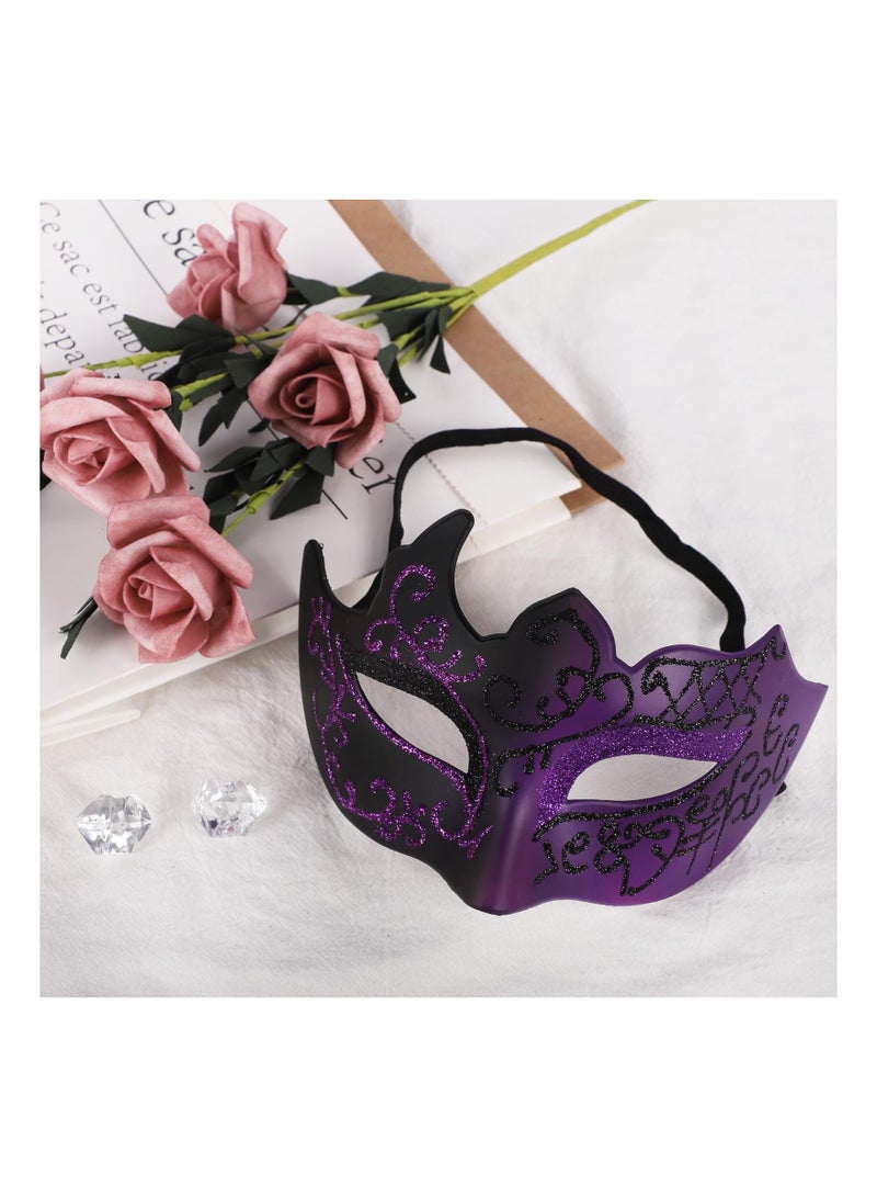 Excefore Masquerade Mask for Men Classic Vintage Venetian Mens Mask Lightweight Gentle - Image 4
