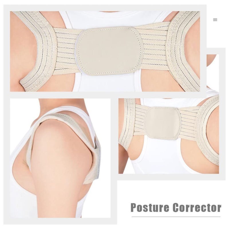 Women Breathable Back Brace Posture Corrector L Size Office Home - Image 4