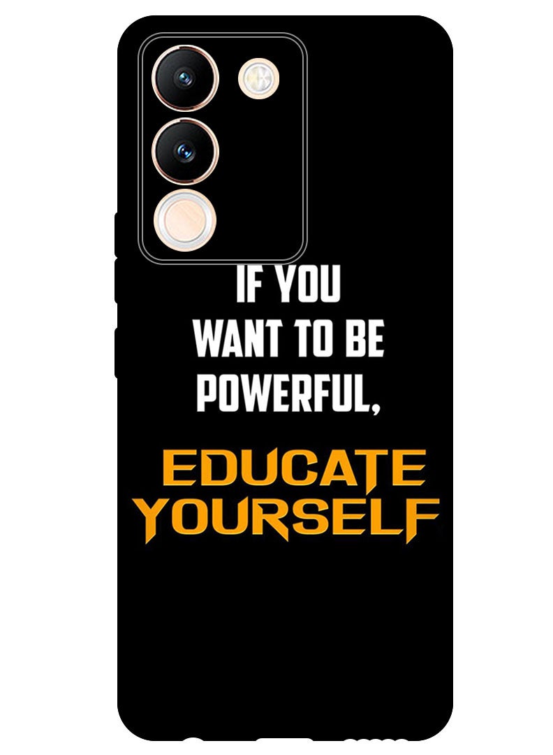 Theodor Protective Case Anti Scratch Shock Proof Bumper Cover For Vivo Y200 Educate yourself - Image 1