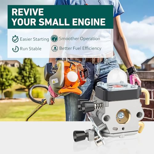 HUZTL FS45 FS38 Carburetor for STIHL FS55 FS55R FS46 KM55 HL45 FS45L FS45C FS46C FS55C FS55RC String Trimmer Weed Eater Parts C1Q-S97 - Image 4