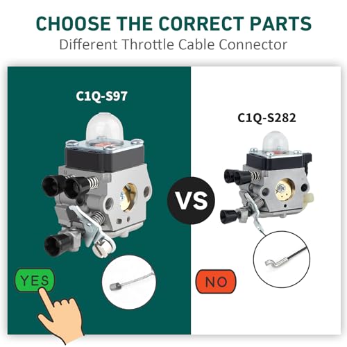 HUZTL FS45 FS38 Carburetor for STIHL FS55 FS55R FS46 KM55 HL45 FS45L FS45C FS46C FS55C FS55RC String Trimmer Weed Eater Parts C1Q-S97 - Image 2
