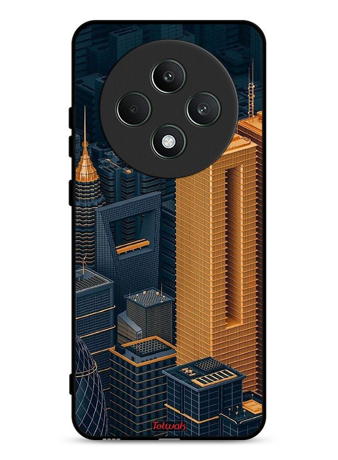 Tolwak Oppo Reno12 F 5G Protective Case Cover Buildings Art - Image 1