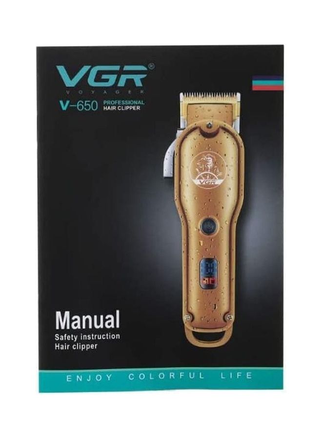 VGR V-650 Professional Electric Rechargable Shaver Hair Shaving And Beard Trimmer Multicolour - Image 1