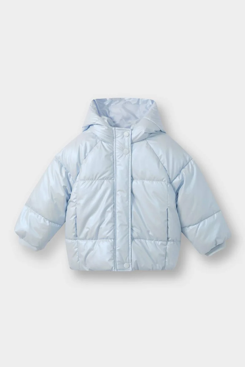 ديفاكتو Baby Girl Hooded Puffer Jacket