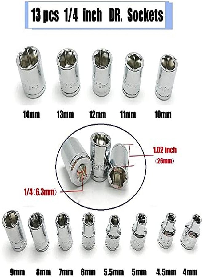 Overa 46 in 1 Multi-Purpose Stainless Steel Tool Kit Set | Screwdriver & Socket Set | Precision Socket Set for Maintenance and Repair - Image 4