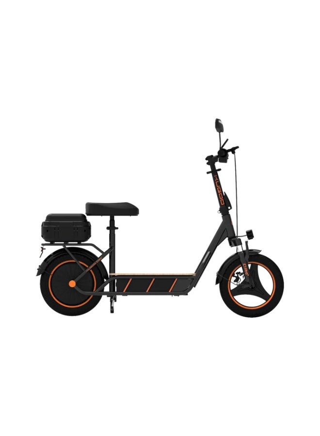 Kugoo C1 Pro+ Electric Scooter with 500W Motor, Seat, Basket, and Luggage Space - Image 4