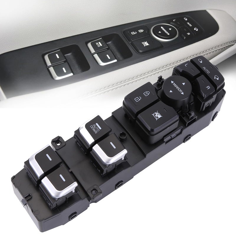 Slakerbe Left Driver Side Master Power Window Switch Fit for Kia for Sorento 20152020 93570C5010 Car Power Window Control Switch Replacement